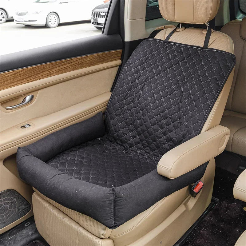 RidePaws: Waterproof Pet Car Seat Cover & Travel Bed for Cats and Small Dogs