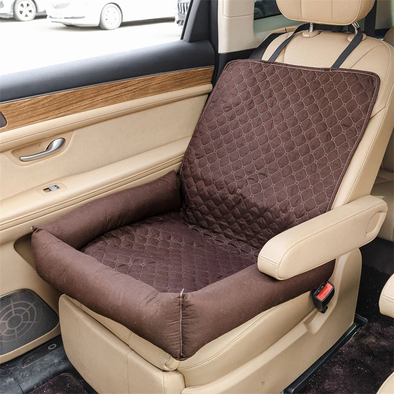 RidePaws: Waterproof Pet Car Seat Cover & Travel Bed for Cats and Small Dogs