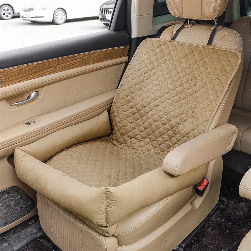 RidePaws: Waterproof Pet Car Seat Cover & Travel Bed for Cats and Small Dogs