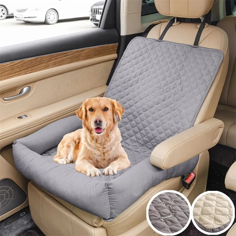 RidePaws: Waterproof Pet Car Seat Cover & Travel Bed for Cats and Small Dogs