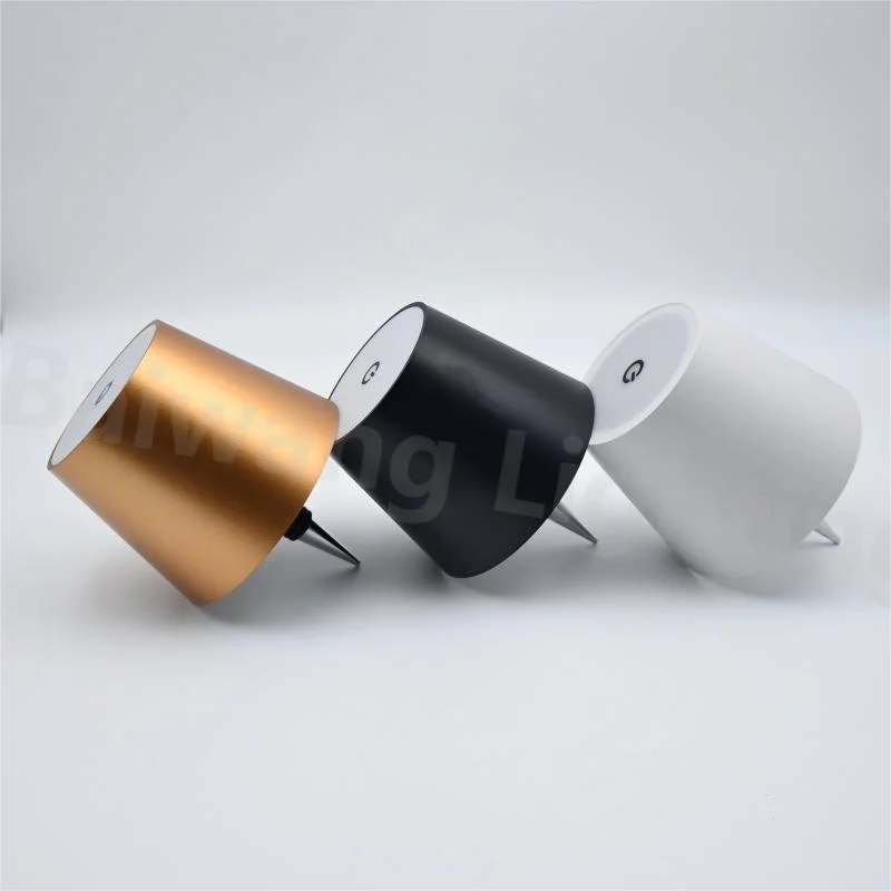 VinoGlow Touch Lamp: Wireless Wine Bottle LED Table Light (USB Rechargeable)