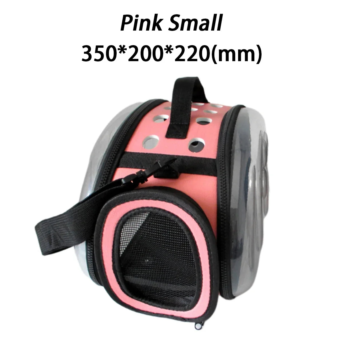 ClearPaws Carrier: Foldable Transparent Pet Shoulder Bag for Travel