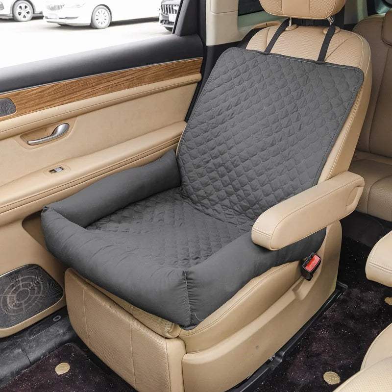 RidePaws: Waterproof Pet Car Seat Cover & Travel Bed for Cats and Small Dogs