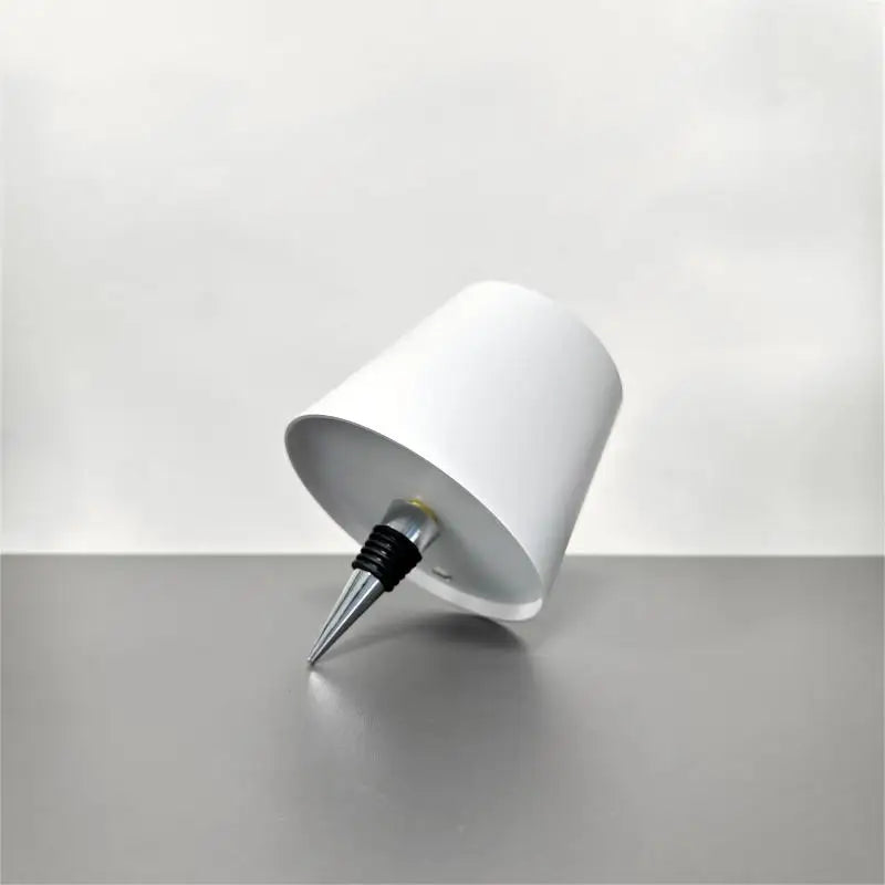 VinoGlow Touch Lamp: Wireless Wine Bottle LED Table Light (USB Rechargeable)