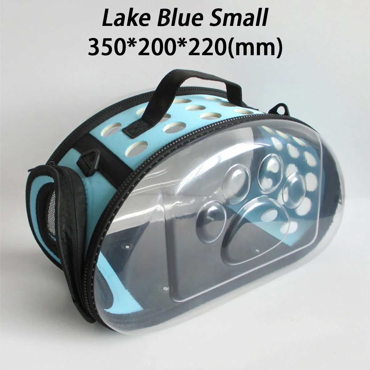 ClearPaws Carrier: Foldable Transparent Pet Shoulder Bag for Travel