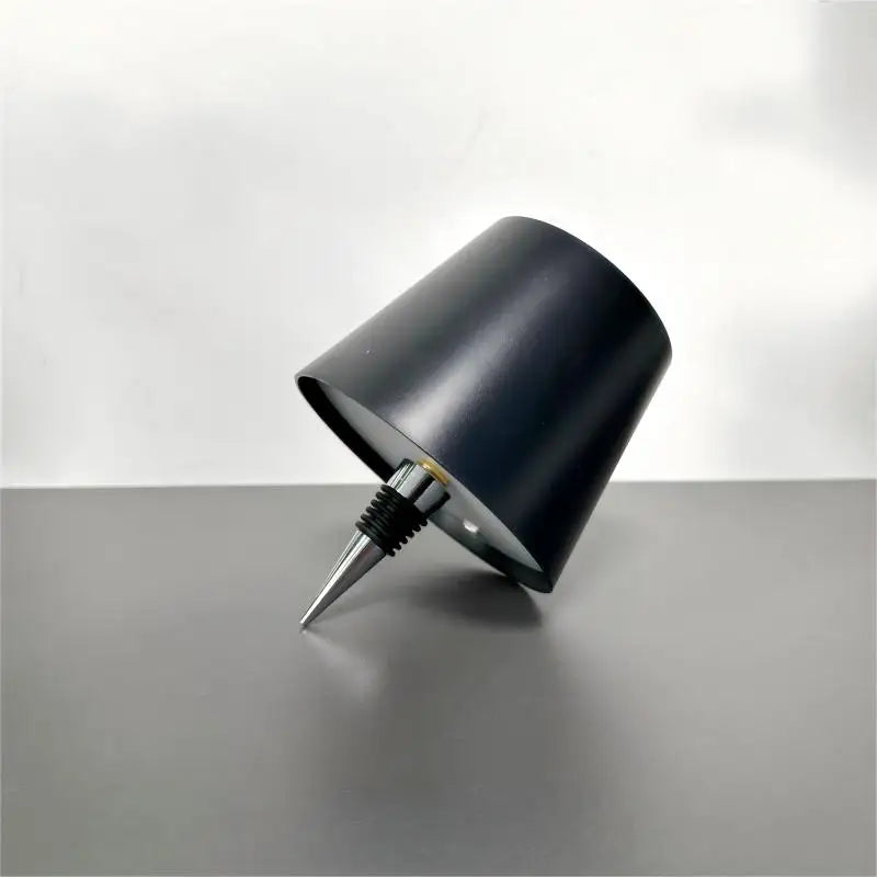 VinoGlow Touch Lamp: Wireless Wine Bottle LED Table Light (USB Rechargeable)